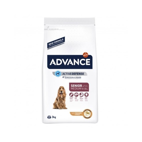 Advance Medium Senior Chicken & Rice 3 kg - 1