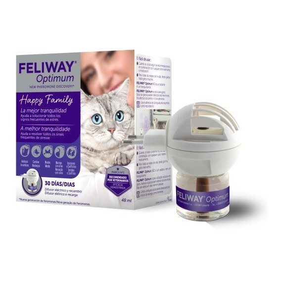 Feliway Optimum Gato Recambio + Difusor - 1