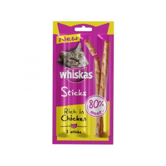 Whiskas Snacks Stick Pollo - 1