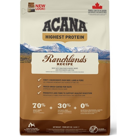 Acana Highest Protein Ranchlands Dog - 1