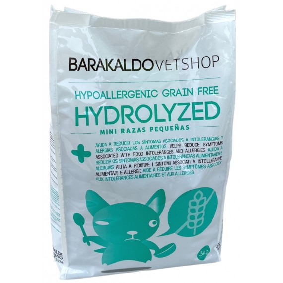 Alimento Mini Razas Pequeñas Hydrolyzed Hypoallergenic Grain Free Barakaldo Vet Shop - 1